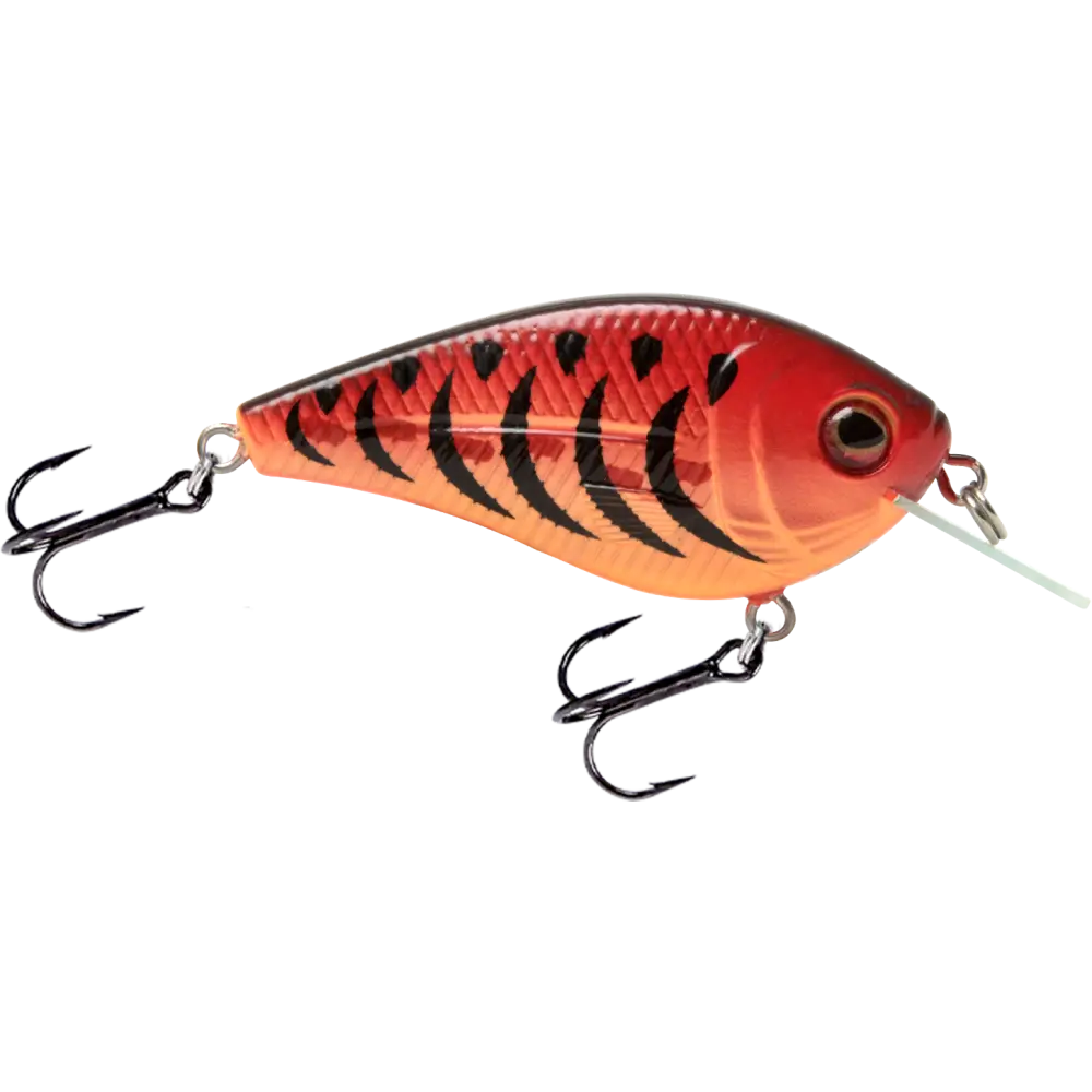 FlatMaster SQ Square Bill Crankbait for Bass – EBS Sound Technology | Color: Okie Craw Guntersville Spring Brown