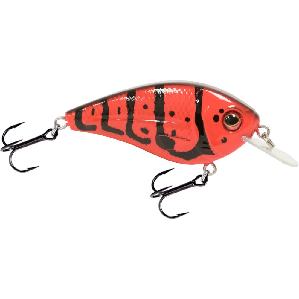 FlatMaster SQ Square Bill Crankbait for Bass – EBS Sound Technology | Color: Okie Craw Guntersville Spring Brown