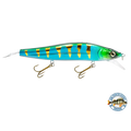 Flipper Slow Rise 125G Jerkbait 10’’ – Dive & with Crankbait Lip EBS Sound | Color Sound: Blue Shiner / Perch Lucky