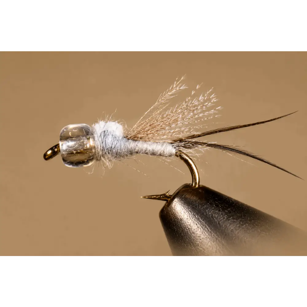 Foam Top RS2™ | Color: Black Grey Tan | Size: 16 18 20 22 - 3 Pack - Artificial Fishing Flies