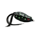 Freddy B 2.8’’ Hollow Body Frog Lure for Bass – EBS Sound | First with Real Sounds | Color: Yellow Black White Green