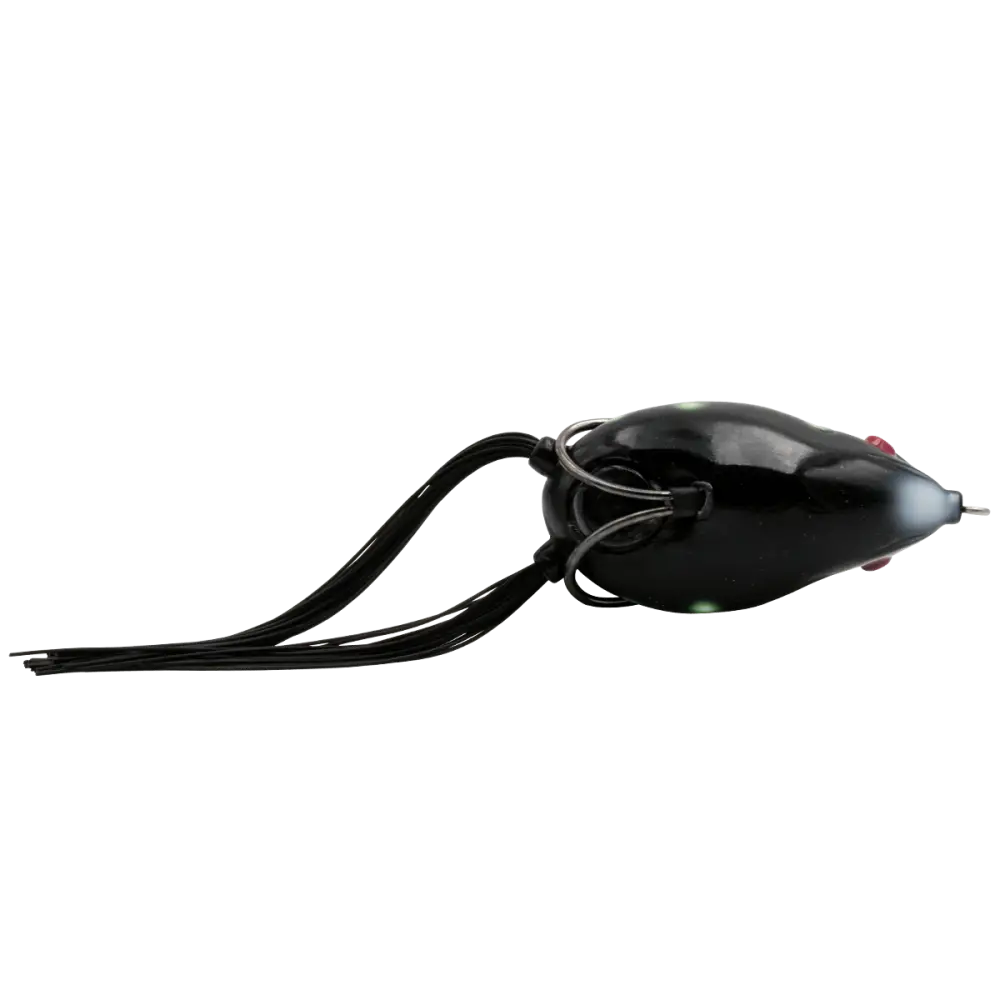 Freddy B 2.8’’ Hollow Body Frog Lure for Bass – EBS Sound | First with Real Sounds | Color: Yellow Black White Green