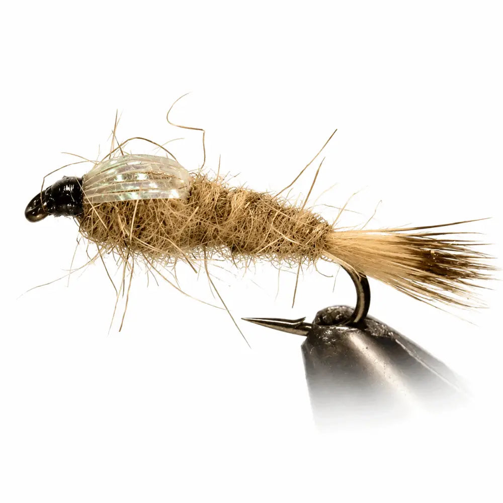 Gold Rib Hare’s Ear Nymph – Standard Flashback & Olive | Style: | Size: 08 10 12 14 16 18 20 - 3 Pack - Artificial