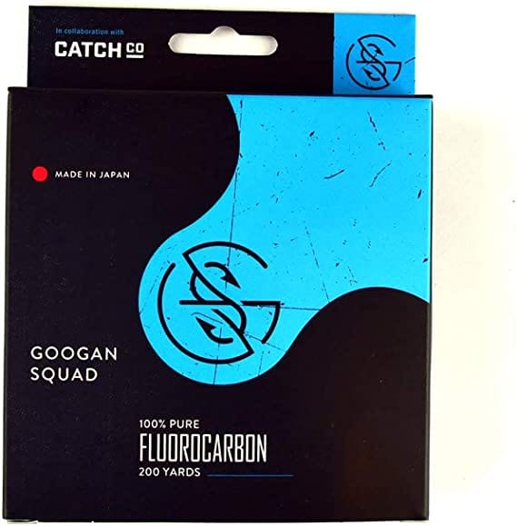 Googan Squad 100% Pure Fluorocarbon Fishing Line, 15 lb 0.134’’ Diameter