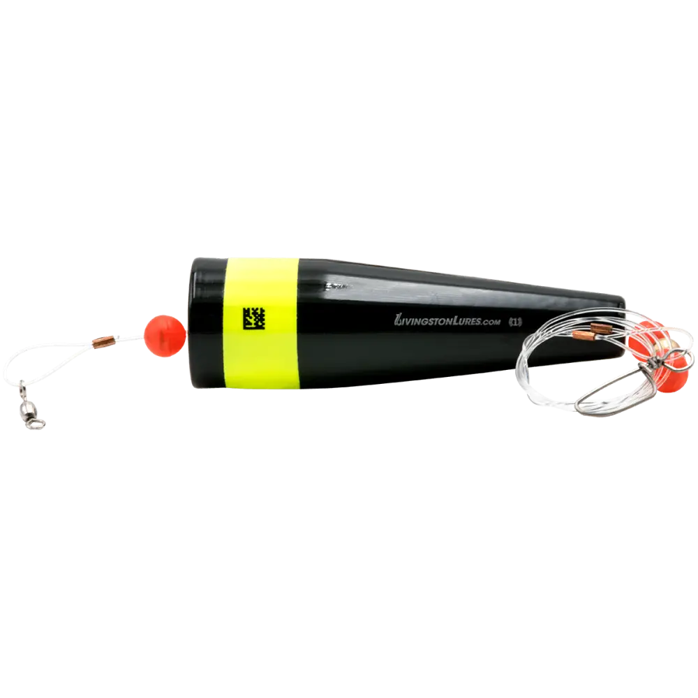 Grand Slam Popper 4’’ Topwater Fishing Float | Color: Bright Pink White Red Top Orange Charreuse Head Black Body