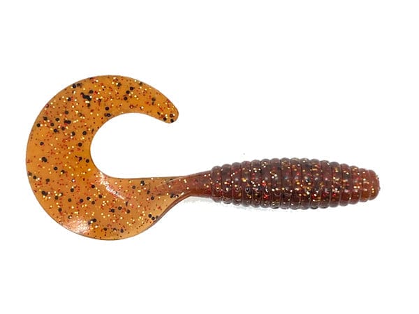 GrandeBass Fatso Pig Grub 4.5’’ Soft Plastic Trailer | Color: Ballistic Gill Shad Spawn Baby Bass Spicy Craw Green
