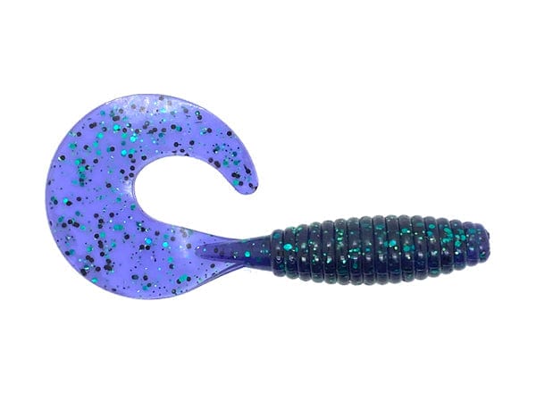 GrandeBass Fatso Pig Grub 4.5’’ Soft Plastic Trailer | Color: Ballistic Gill Shad Spawn Baby Bass Spicy Craw Green