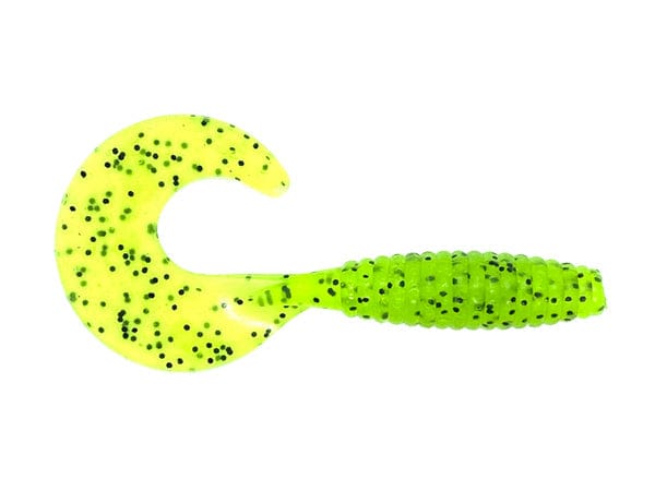 GrandeBass Fatso Pig Grub 4.5’’ Soft Plastic Trailer | Color: Ballistic Gill Shad Spawn Baby Bass Spicy Craw Green