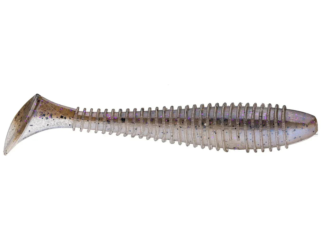 GrandeBass Kickback Shad 3.75’’ Soft Plastic Swimbait | Color: Sexy Black Electric Goby Pearl Pro Blue Sunfish Magic