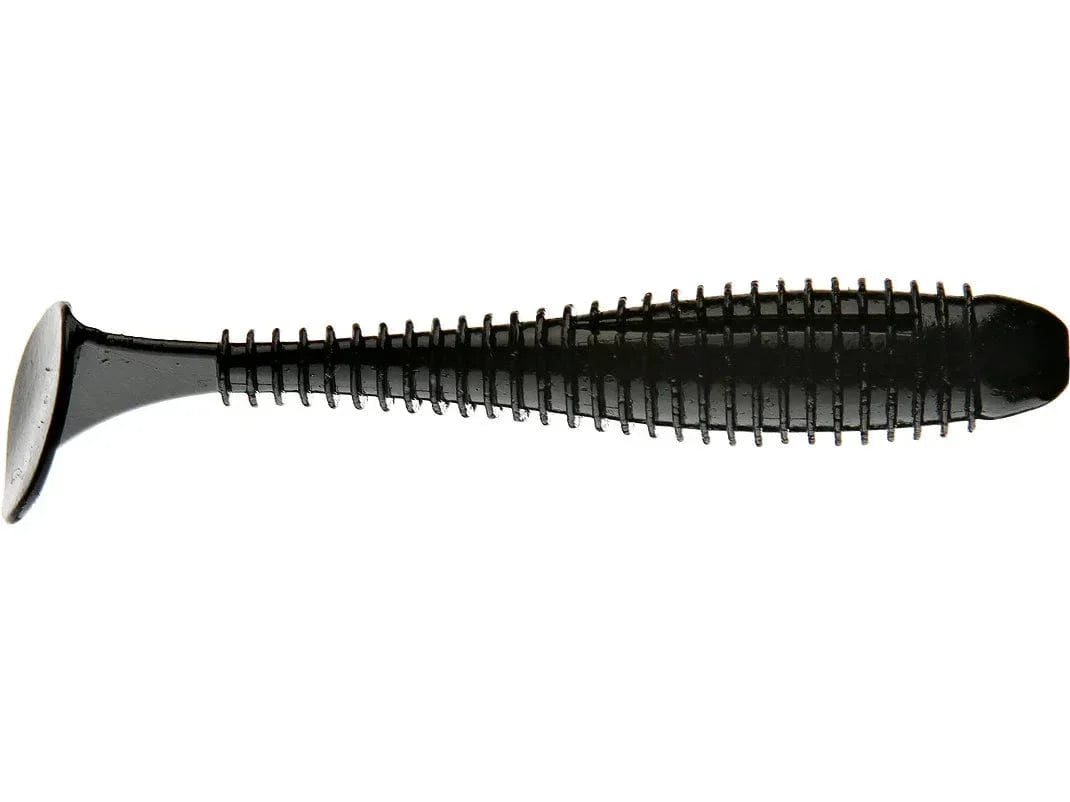 GrandeBass Kickback Shad 3.75’’ Soft Plastic Swimbait | Color: Sexy Black Electric Goby Pearl Pro Blue Sunfish Magic