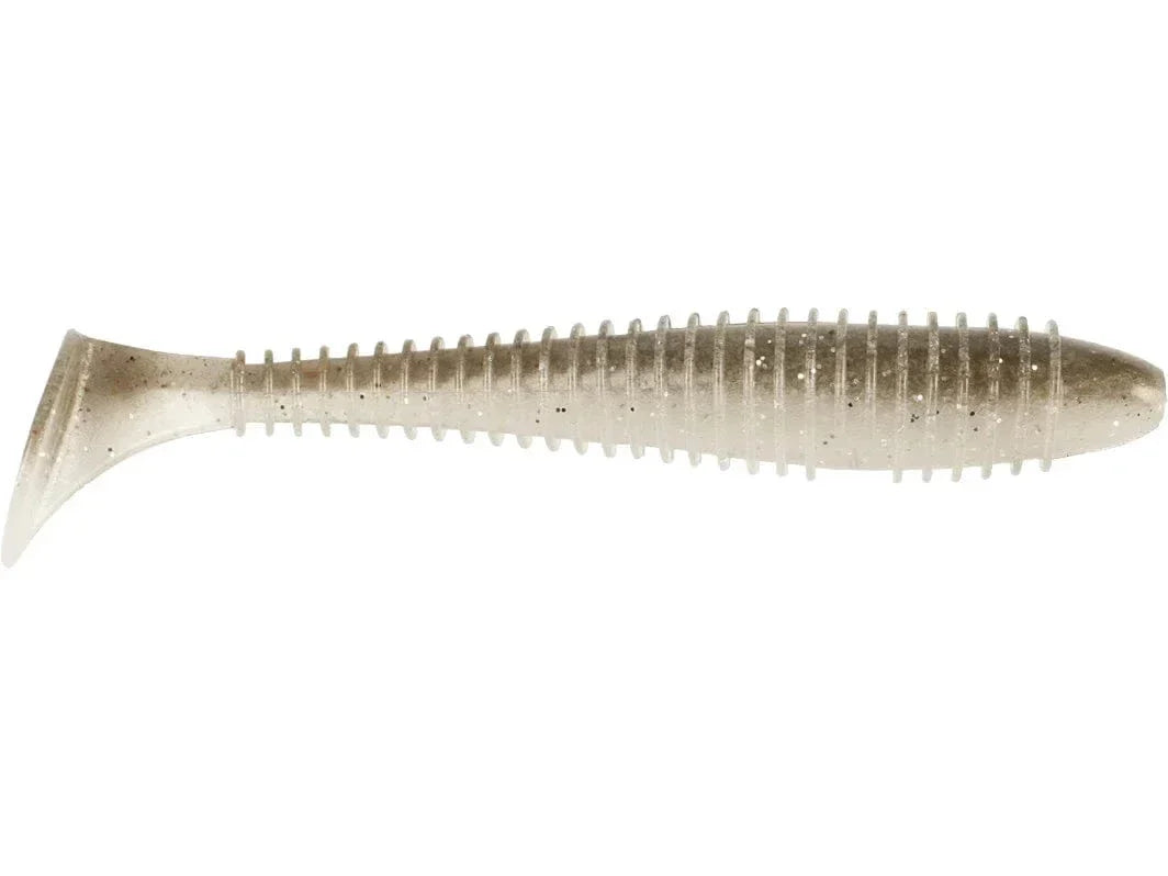 GrandeBass Kickback Shad 3.75’’ Soft Plastic Swimbait | Color: Sexy Black Electric Goby Pearl Pro Blue Sunfish Magic