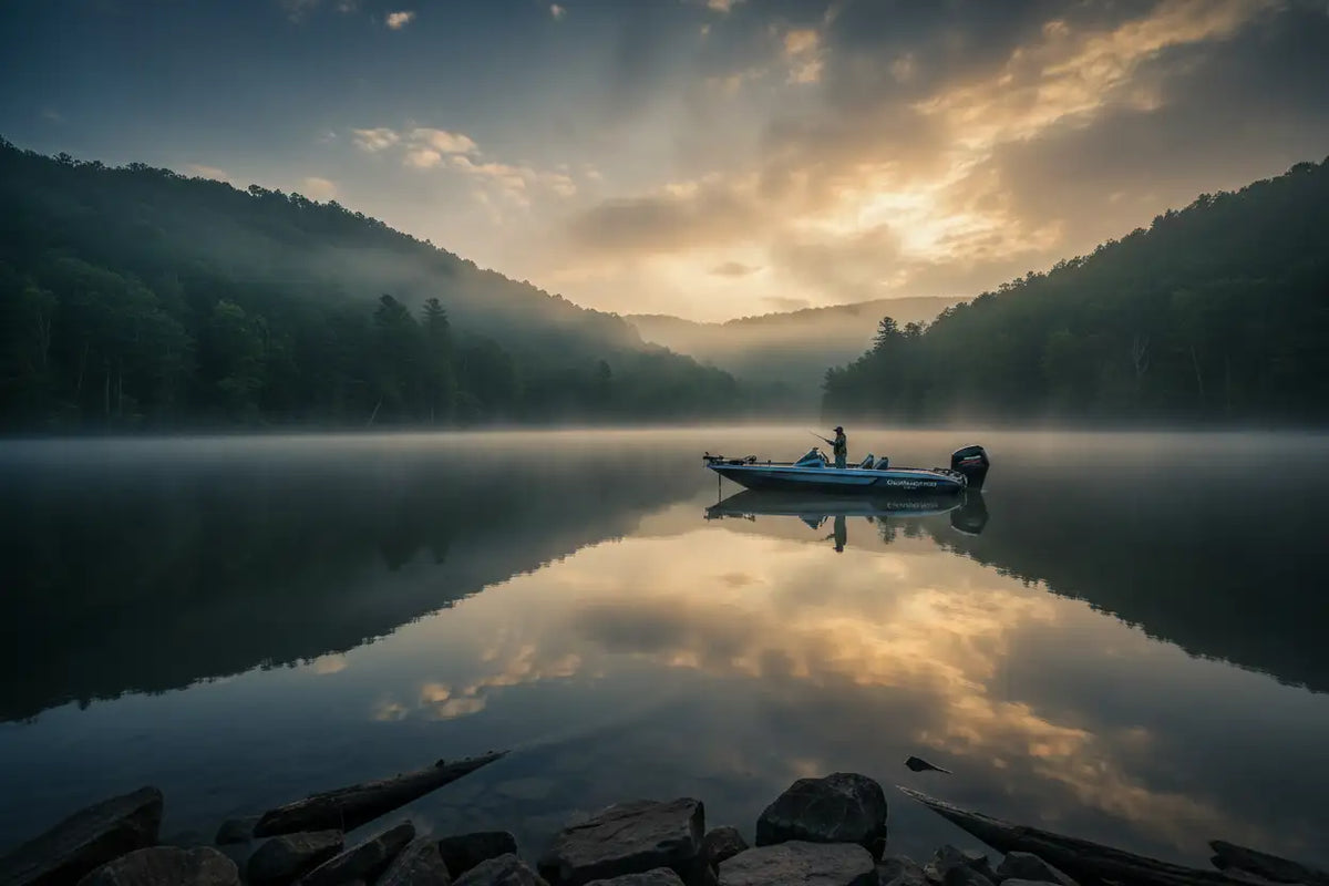 Grayson Lake Bass Boat Hero