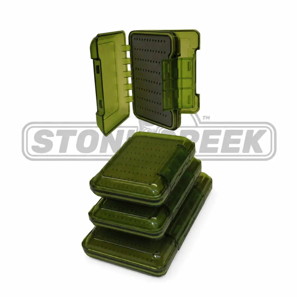Green Box - Fly | Size: Small Medium Large - Tackle Bags & Boxes
