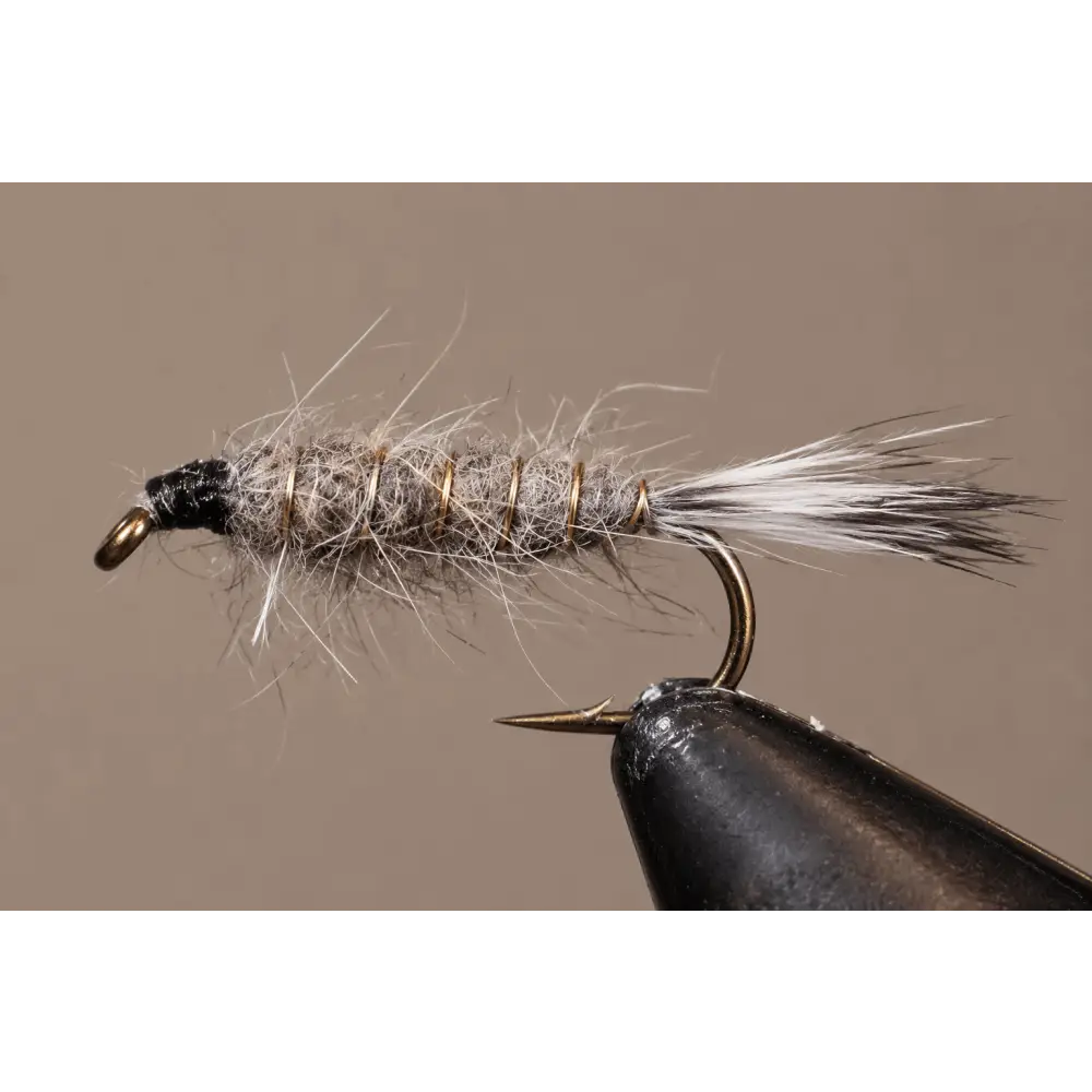 Hare’s Ear - Dark Grey | Size: 8 10 12 14 18 | Package: 3 Pack - Artificial Fishing Flies