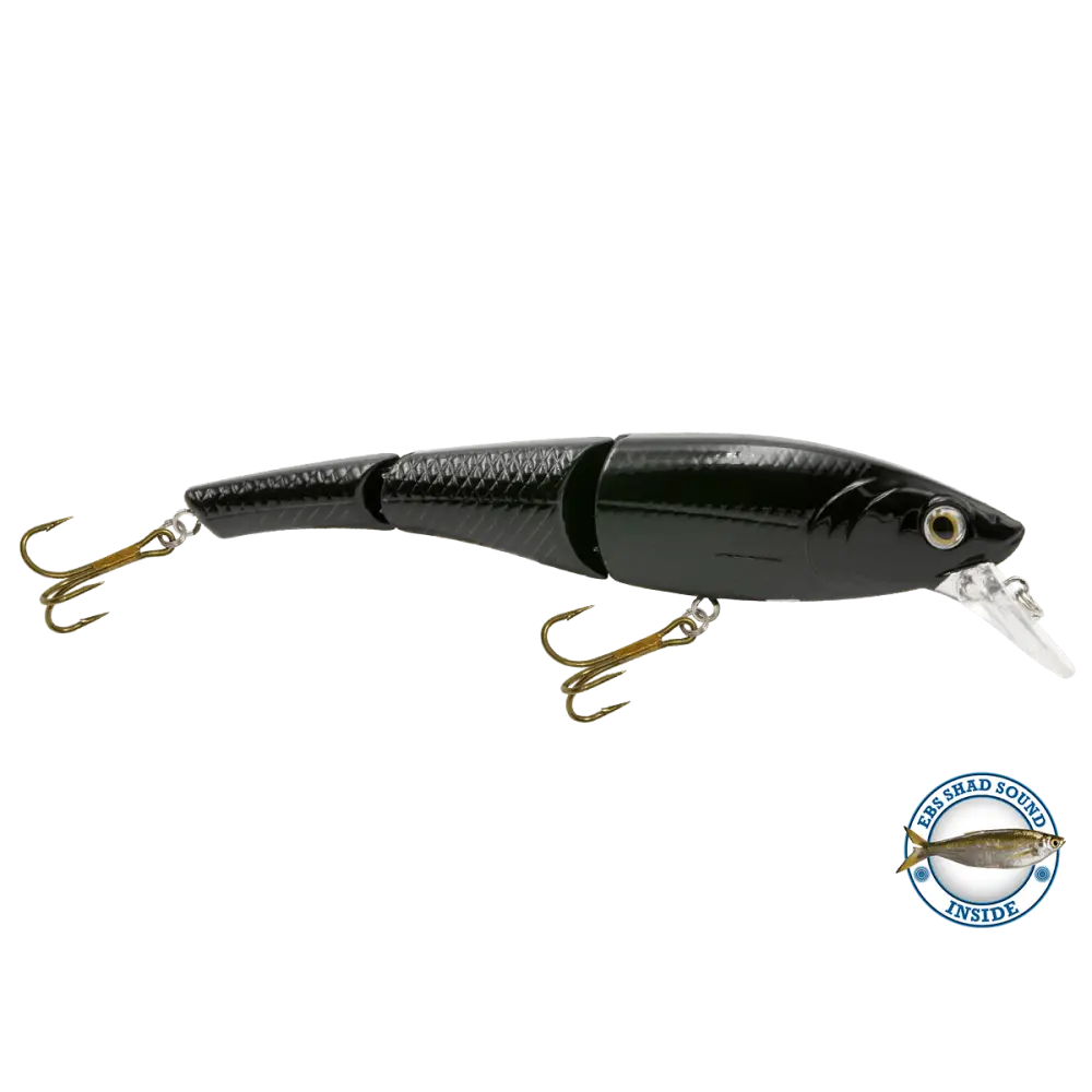 Head Hunter 6’’ Double-Jointed Swimbait – EBS Sound Technology | Color & Sound: Red Rover / Perch Fire / Green