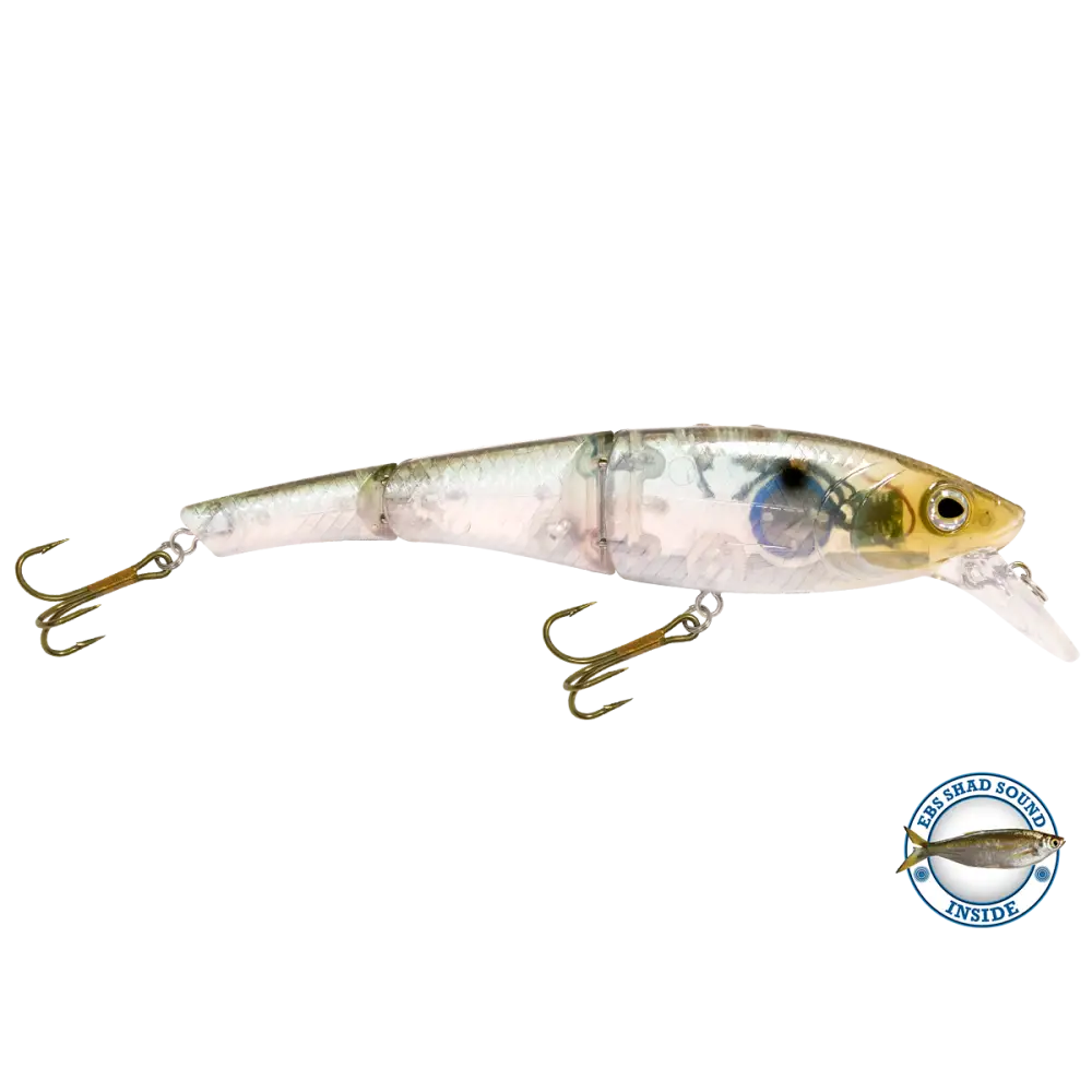 Head Hunter 6’’ Double-Jointed Swimbait – EBS Sound Technology | Color & Sound: Red Rover / Perch Fire / Green
