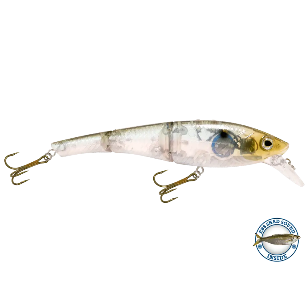 Head Hunter 8’’ Double-Jointed Swimbait for Musky & Pike – EBS Sound Technology | Color Sound: Green Perch / Fire / Red