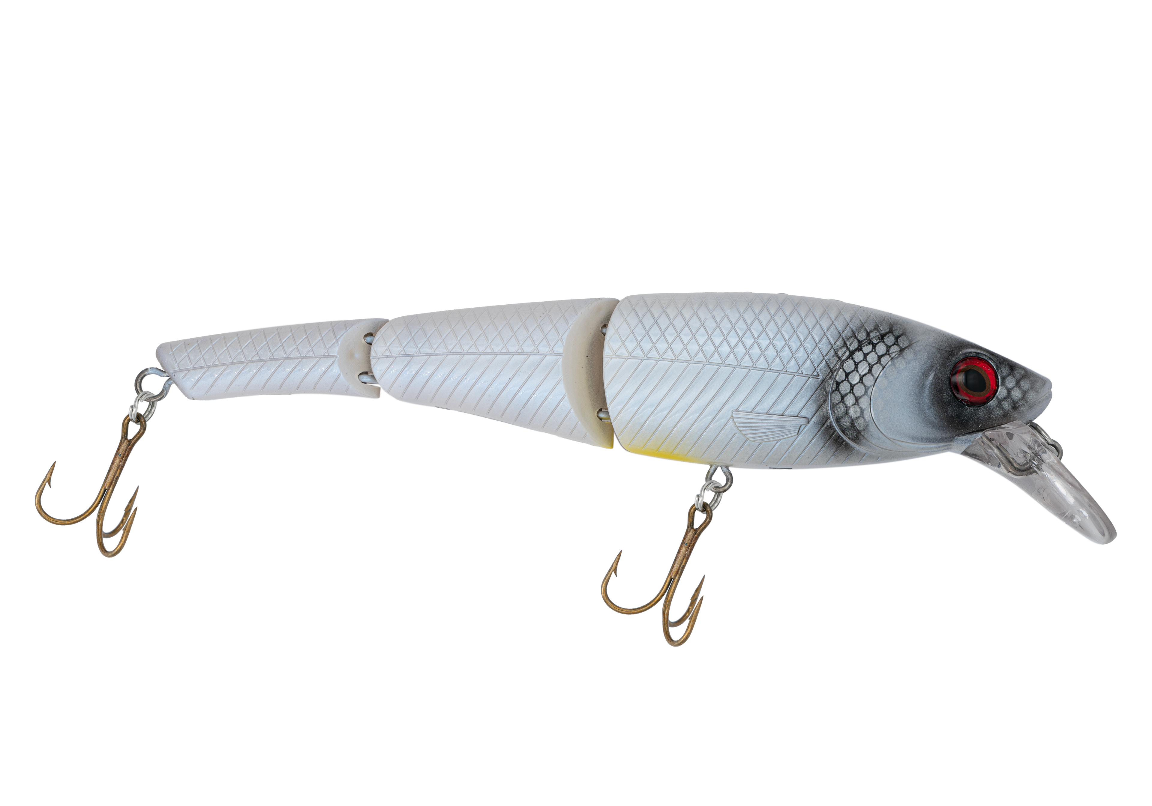 Head Hunter Magnum 10’’ Double-Jointed Trophy Swimbait – EBS Sound Technology | Color & Sound: Fire Perch / Green / Red