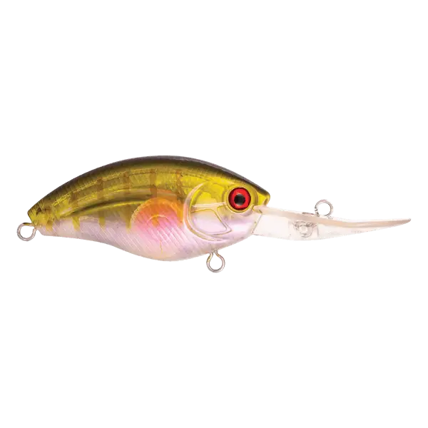 Howeller Deep Plus 3.78’’ Deep-Diving Crankbait – EBS MultiTouch | Dives 20–30ft | Color: AYU Matte Tiger Chartreuse