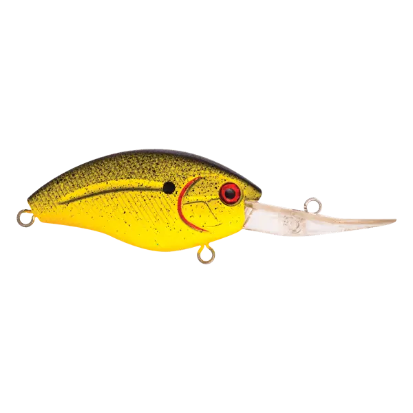 Howeller Deep Plus 3.78’’ Deep-Diving Crankbait – EBS MultiTouch | Dives 20–30ft | Color: AYU Matte Tiger Chartreuse