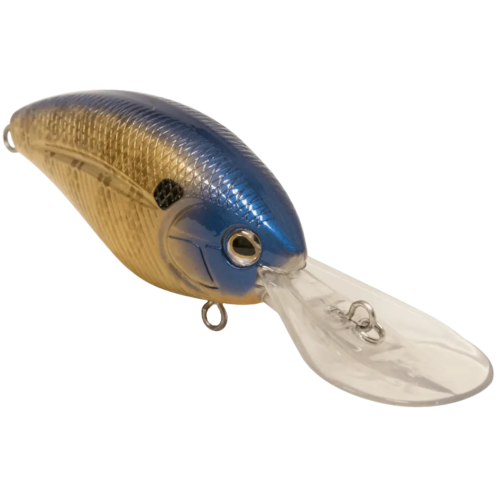Howeller Deep Plus 3.78’’ Deep-Diving Crankbait – EBS MultiTouch | Dives 20–30ft | Color: AYU Matte Tiger Chartreuse