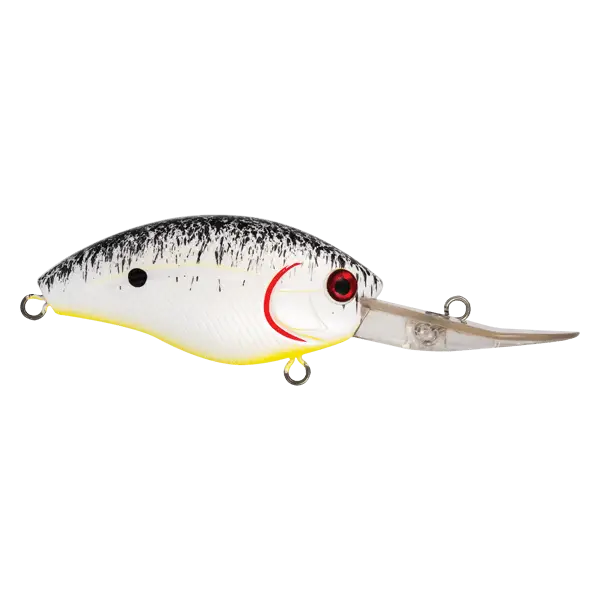 Howeller Deep Plus 3.78’’ Deep-Diving Crankbait – EBS MultiTouch | Dives 20–30ft | Color: AYU Matte Tiger Chartreuse