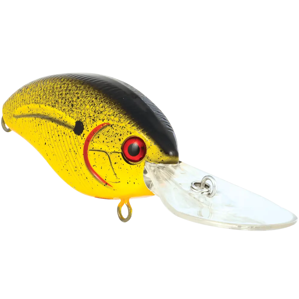 Howeller Deep Plus 3.78’’ Deep-Diving Crankbait – EBS MultiTouch | Dives 20–30ft | Color: AYU Matte Tiger Chartreuse
