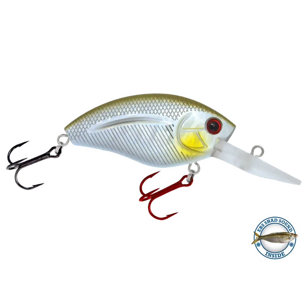 Howeller DMC Dream Master Classic Crankbait – EBS Sound Technology | Color: Spring Craw Yellow Okie Matte Tiger