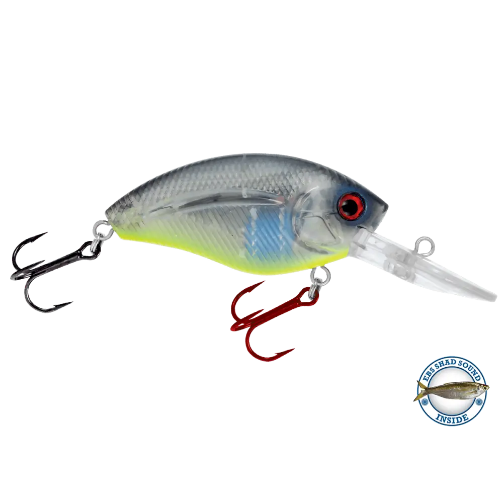 Howeller DMC Dream Master Classic Crankbait – EBS Sound Technology | Color: Spring Craw Yellow Okie Matte Tiger