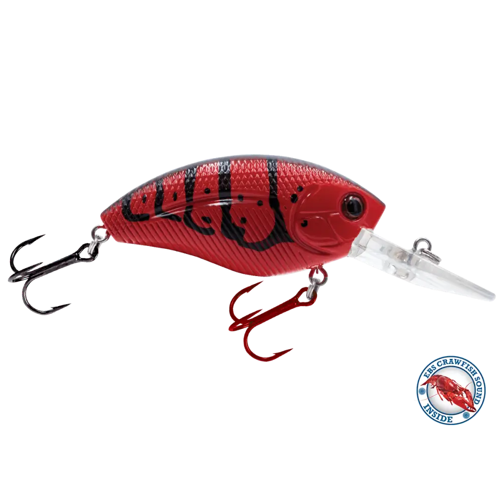 Howeller DMC Dream Master Classic Crankbait – EBS Sound Technology | Color: Spring Craw Yellow Okie Matte Tiger