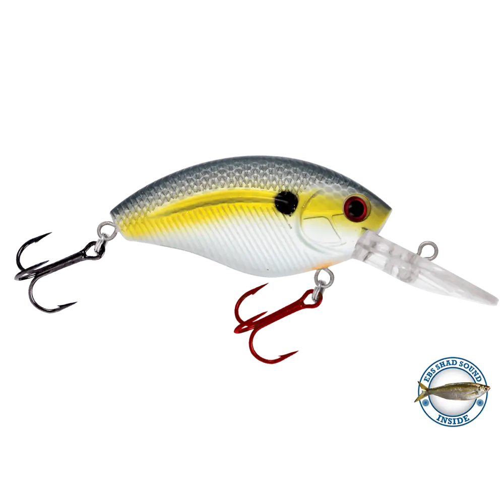 Howeller DMC Dream Master Classic Crankbait – EBS Sound Technology | Color: Spring Craw Yellow Okie Matte Tiger