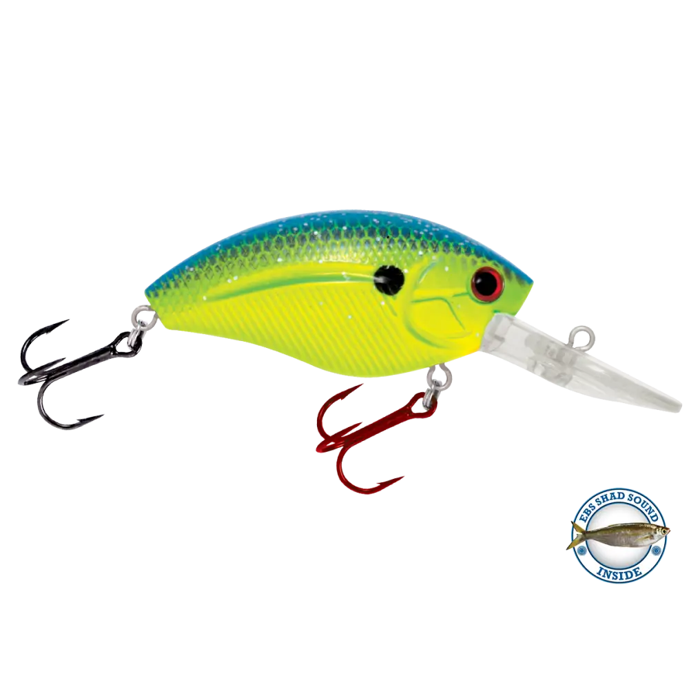 Howeller DMC Dream Master Classic Crankbait – EBS Sound Technology | Color: Spring Craw Yellow Okie Matte Tiger
