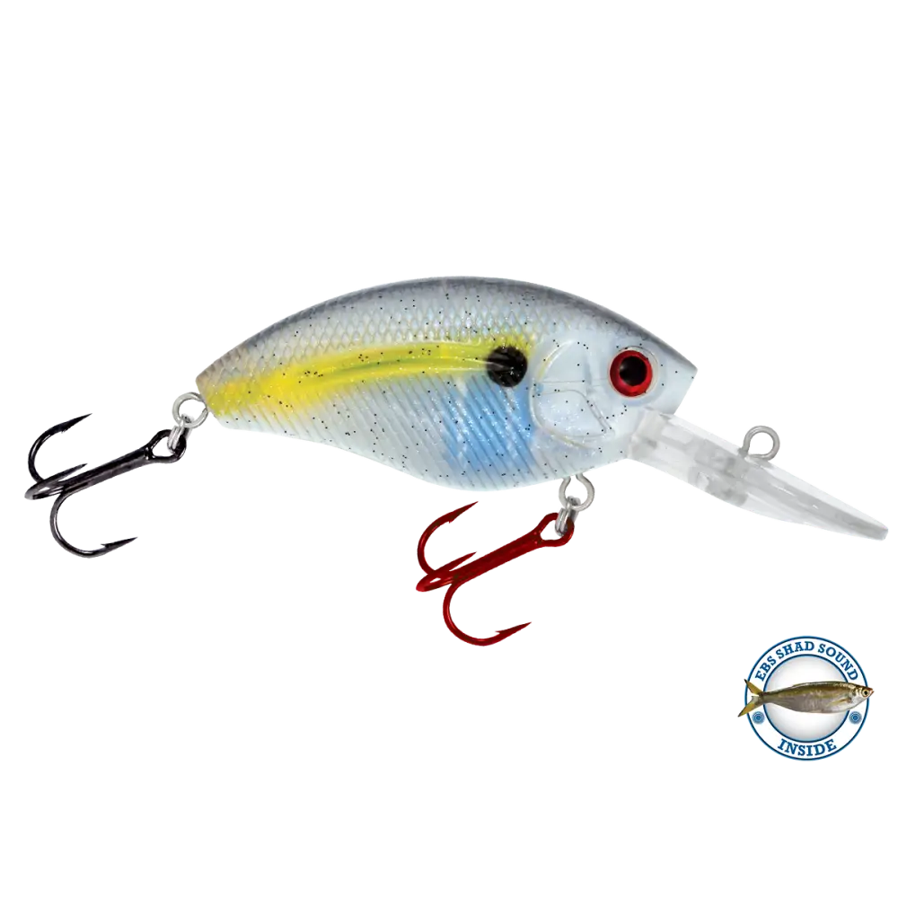 Howeller DMC Dream Master Classic Crankbait – EBS Sound Technology | Color: Spring Craw Yellow Okie Matte Tiger