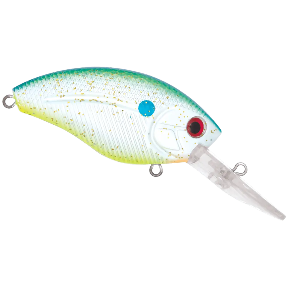 Howeller DMC Plus Deep Crankbait – EBS MultiTouch 3-Sound Technology | Color: Splatter Back Pearl Beauty Shad