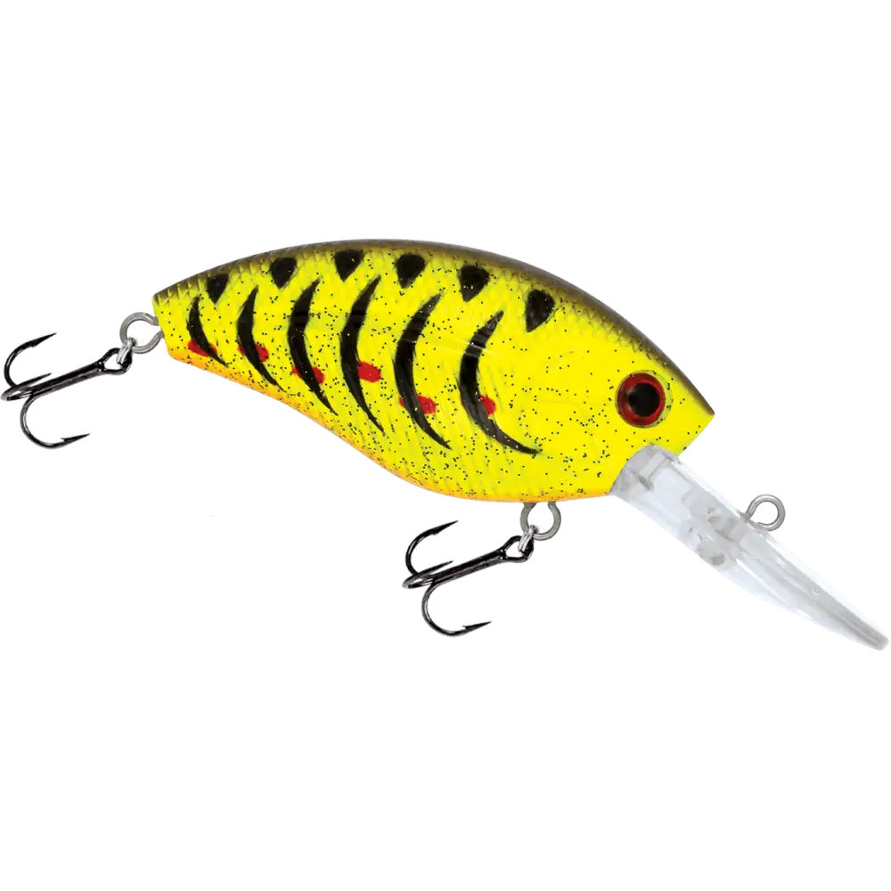 Howeller DMC Plus Deep Crankbait – EBS MultiTouch 3-Sound Technology | Color: Splatter Back Pearl Beauty Shad