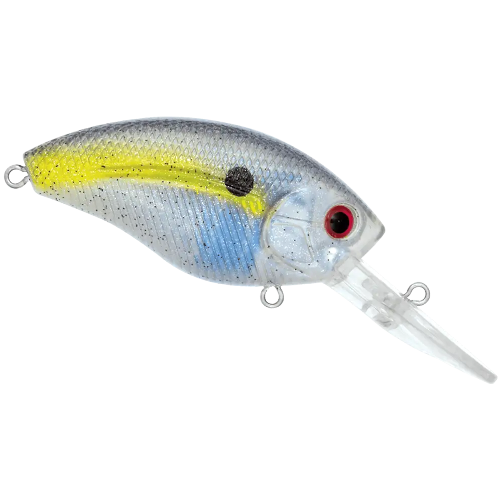 Howeller DMC Plus Deep Crankbait – EBS MultiTouch 3-Sound Technology | Color: Splatter Back Pearl Beauty Shad