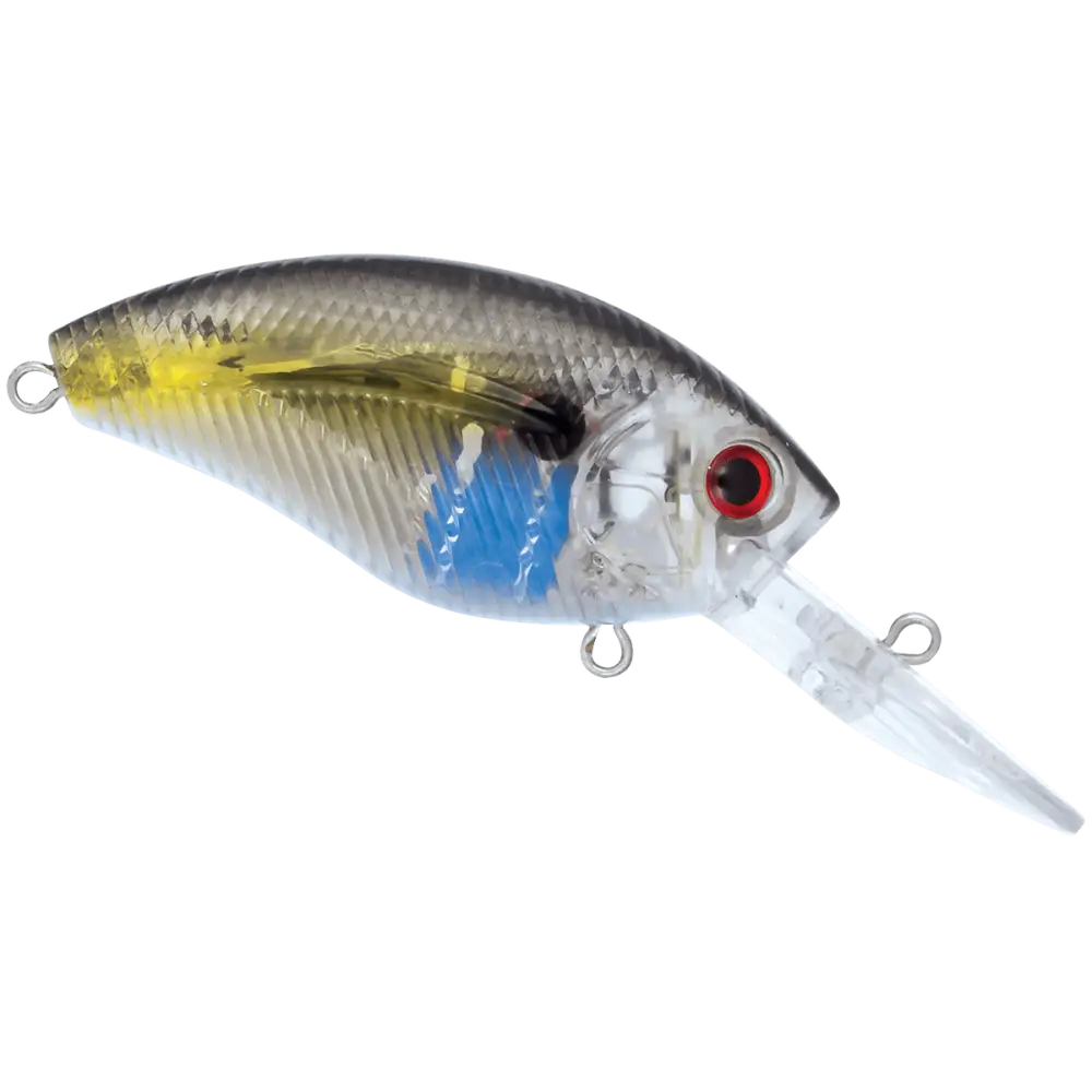 Howeller DMC Plus Deep Crankbait – EBS MultiTouch 3-Sound Technology | Color: Splatter Back Pearl Beauty Shad