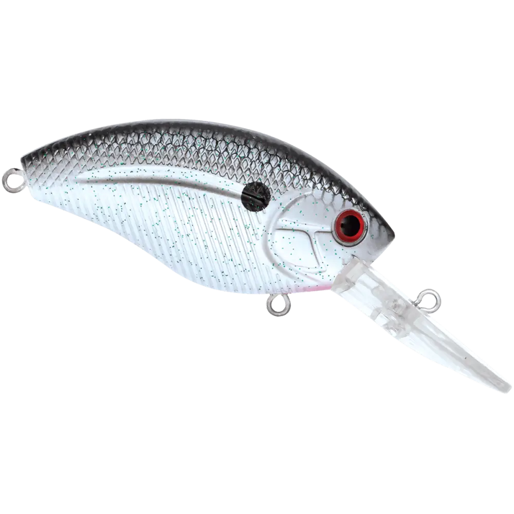 Howeller DMC Plus Deep Crankbait – EBS MultiTouch 3-Sound Technology | Color: Splatter Back Pearl Beauty Shad