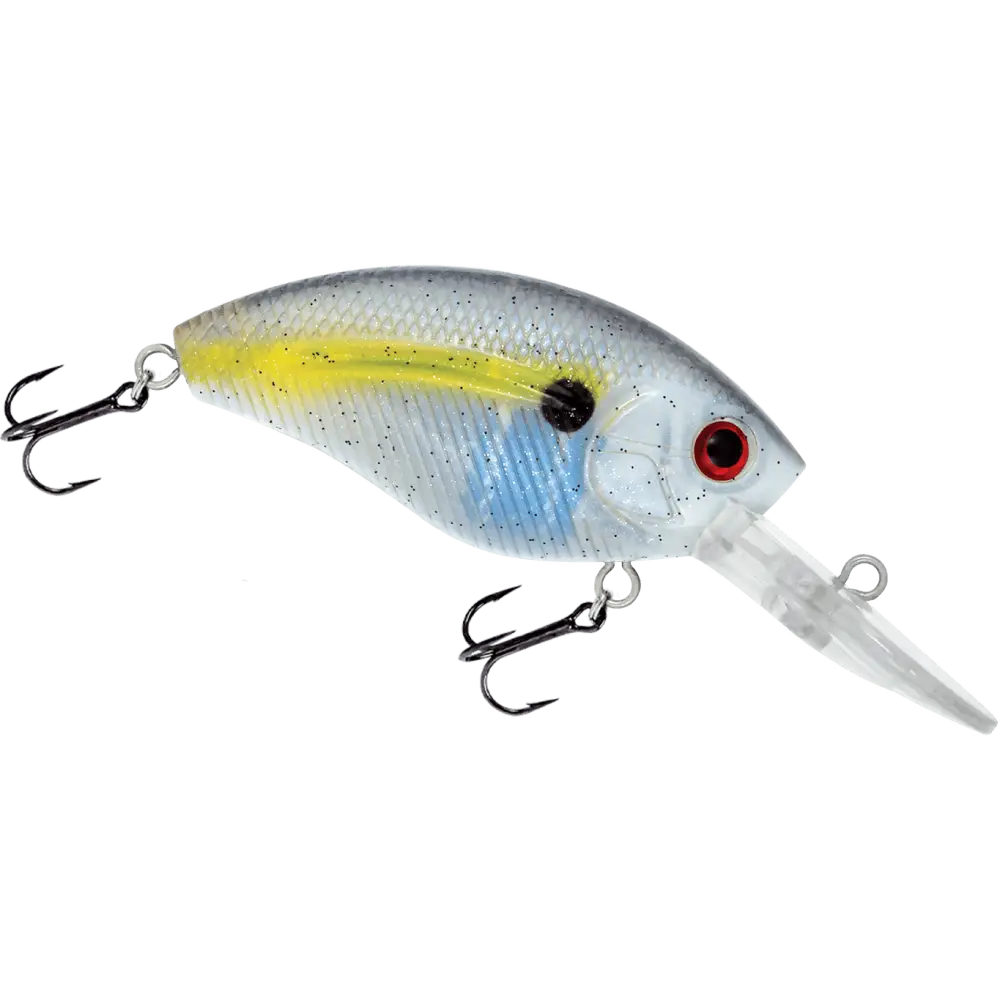 Howeller DMC Plus Deep Crankbait – EBS MultiTouch 3-Sound Technology | Color: Splatter Back Pearl Beauty Shad