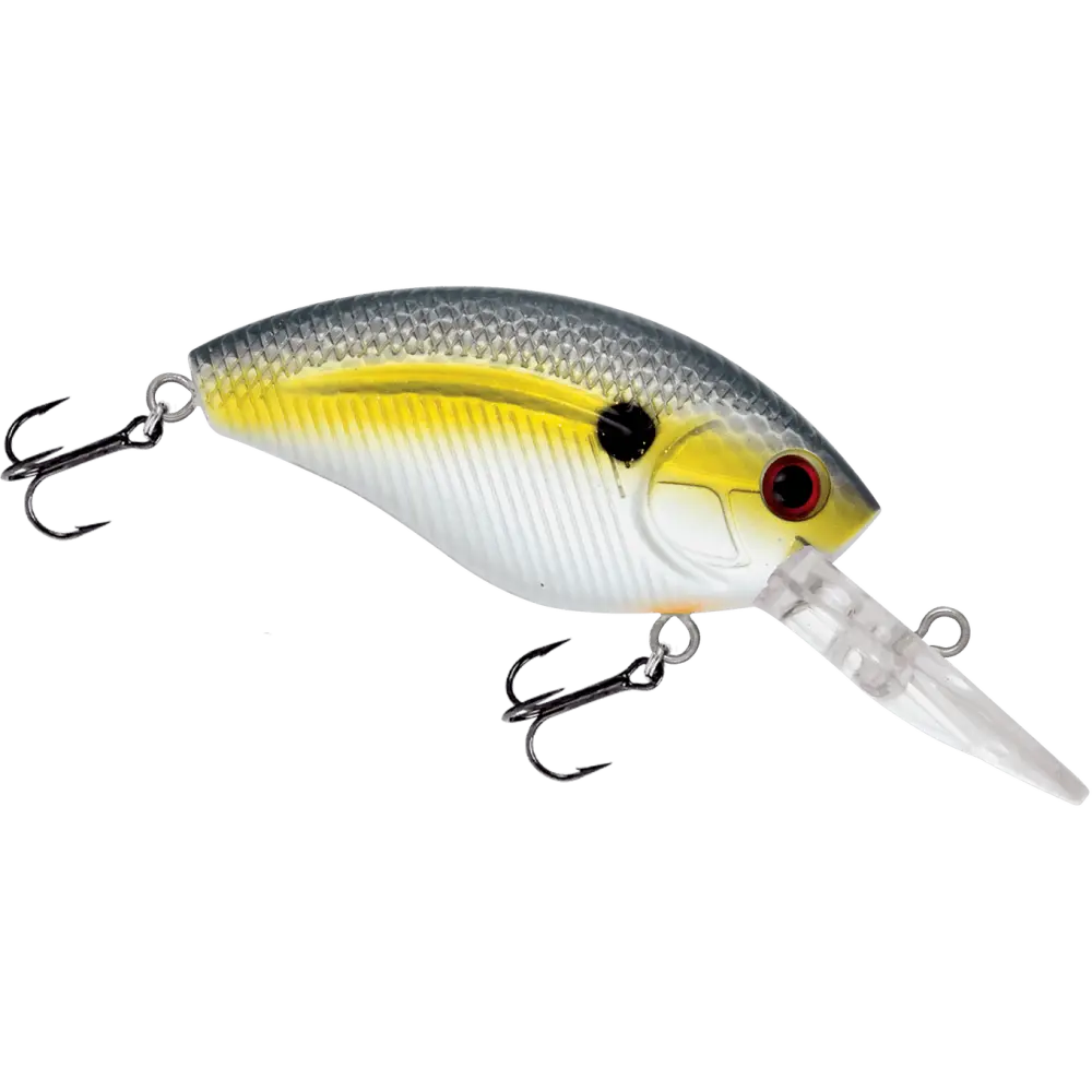 Howeller DMC Plus Deep Crankbait – EBS MultiTouch 3-Sound Technology | Color: Splatter Back Pearl Beauty Shad