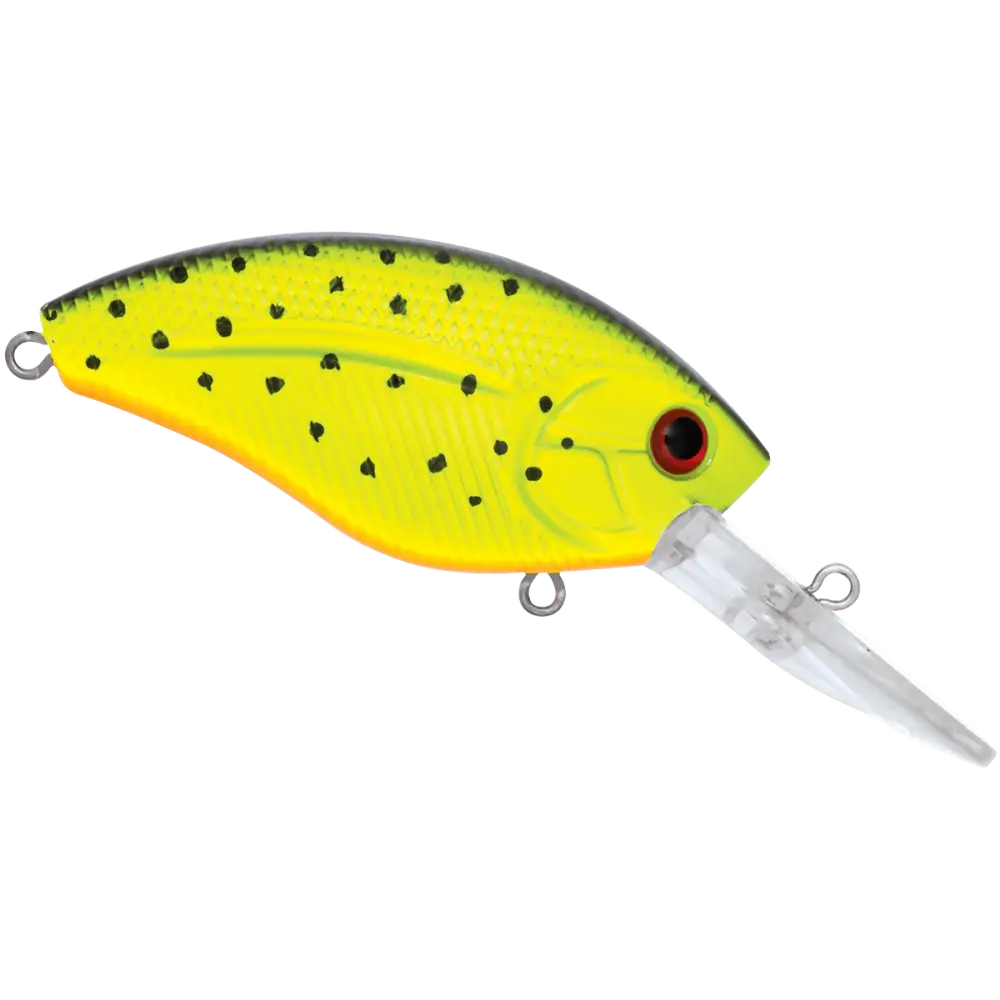Howeller DMC Plus Deep Crankbait – EBS MultiTouch 3-Sound Technology | Color: Splatter Back Pearl Beauty Shad