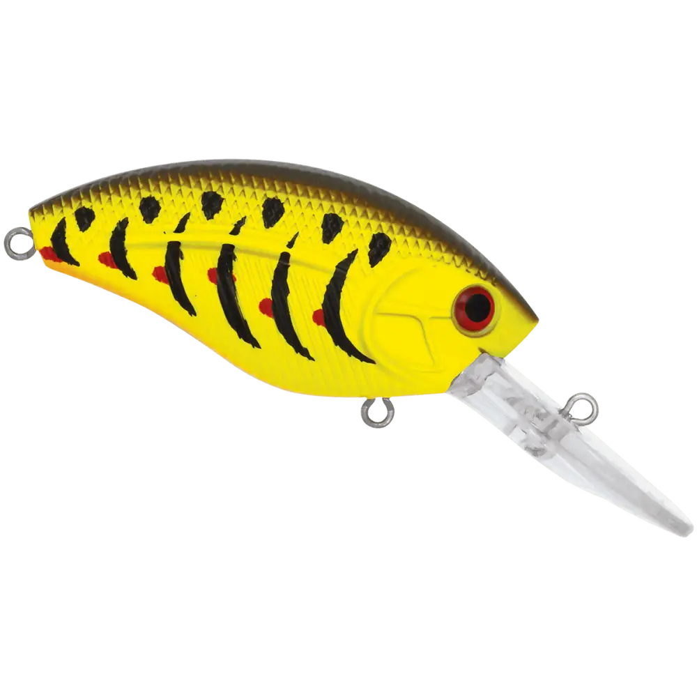 Howeller DMC Plus Deep Crankbait – EBS MultiTouch 3-Sound Technology | Color: Splatter Back Pearl Beauty Shad