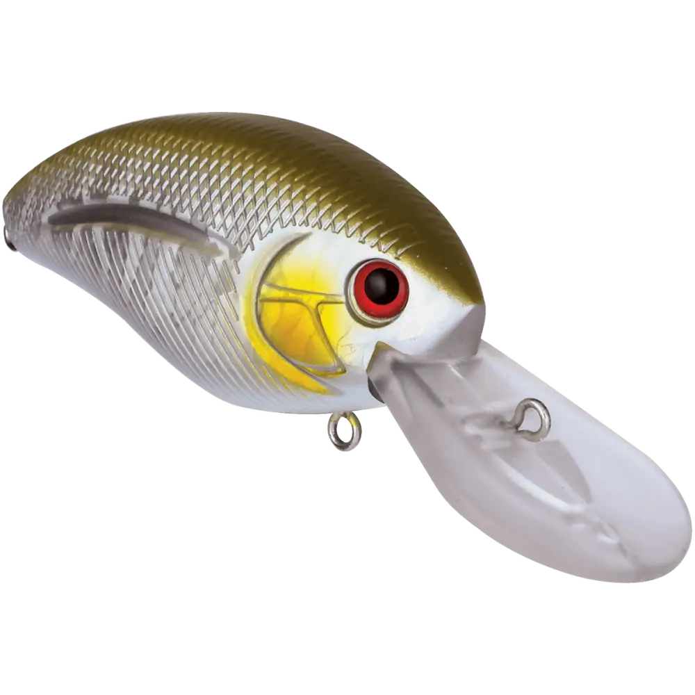 Howeller DMC Plus Deep Crankbait – EBS MultiTouch 3-Sound Technology | Color: Splatter Back Pearl Beauty Shad