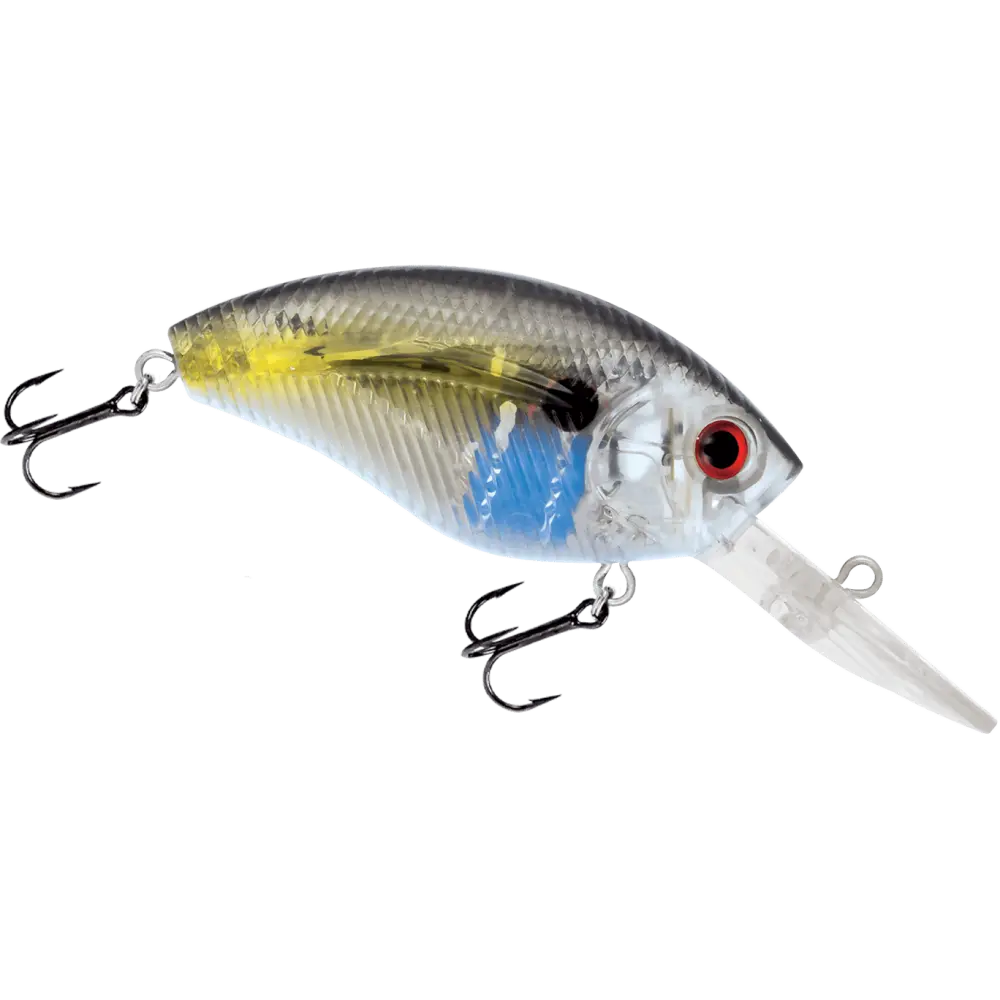 Howeller DMC Plus Deep Crankbait – EBS MultiTouch 3-Sound Technology | Color: Splatter Back Pearl Beauty Shad