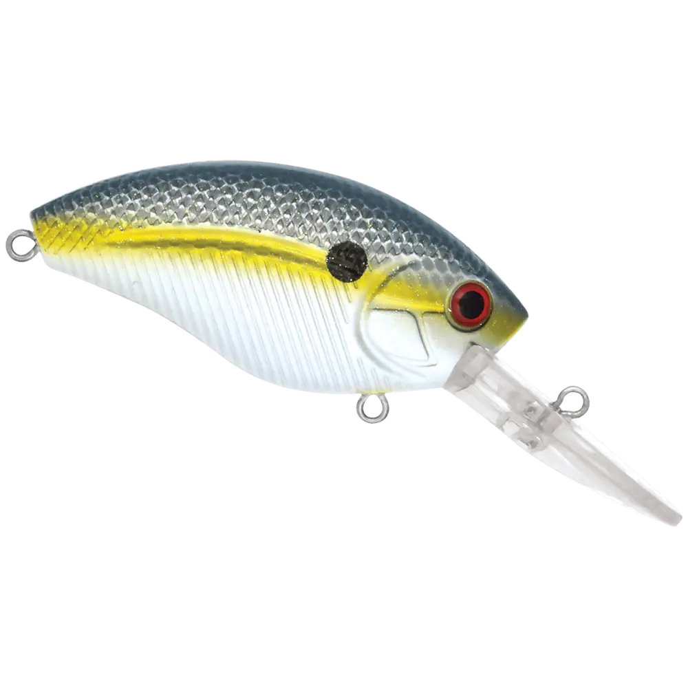 Howeller DMC Plus Deep Crankbait – EBS MultiTouch 3-Sound Technology | Color: Splatter Back Pearl Beauty Shad