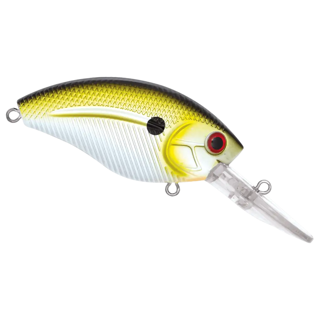 Howeller DMC Plus Deep Crankbait – EBS MultiTouch 3-Sound Technology | Color: Splatter Back Pearl Beauty Shad