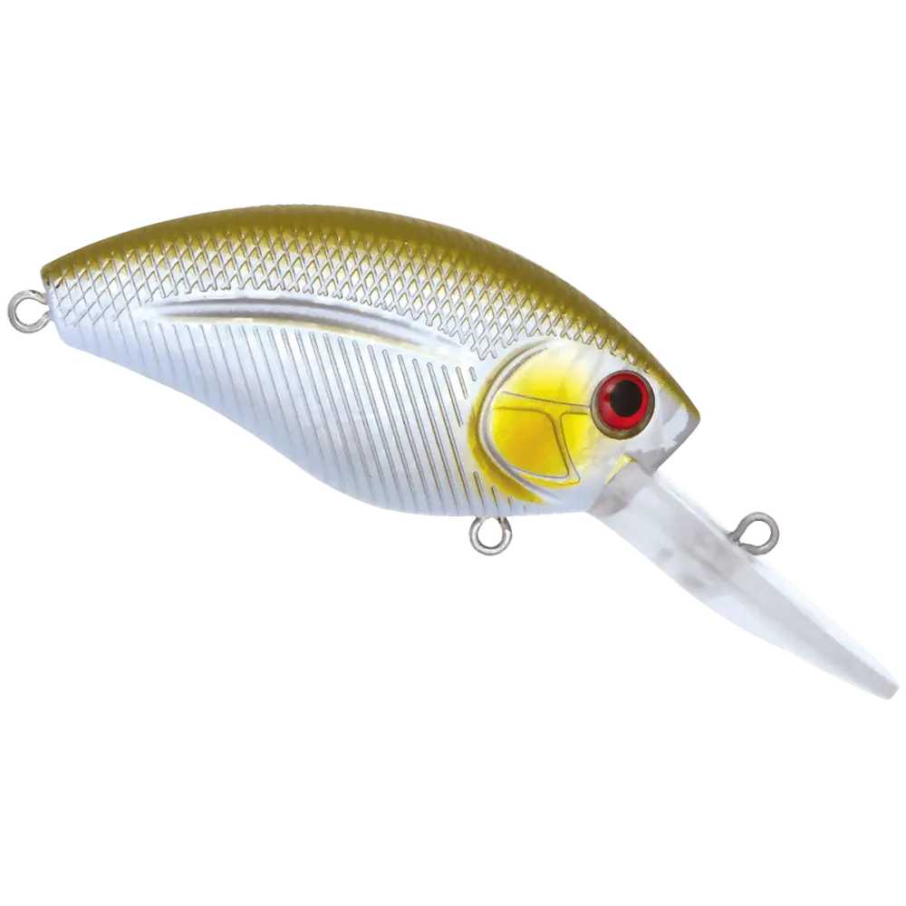 Howeller DMC Plus Deep Crankbait – EBS MultiTouch 3-Sound Technology | Color: Splatter Back Pearl Beauty Shad