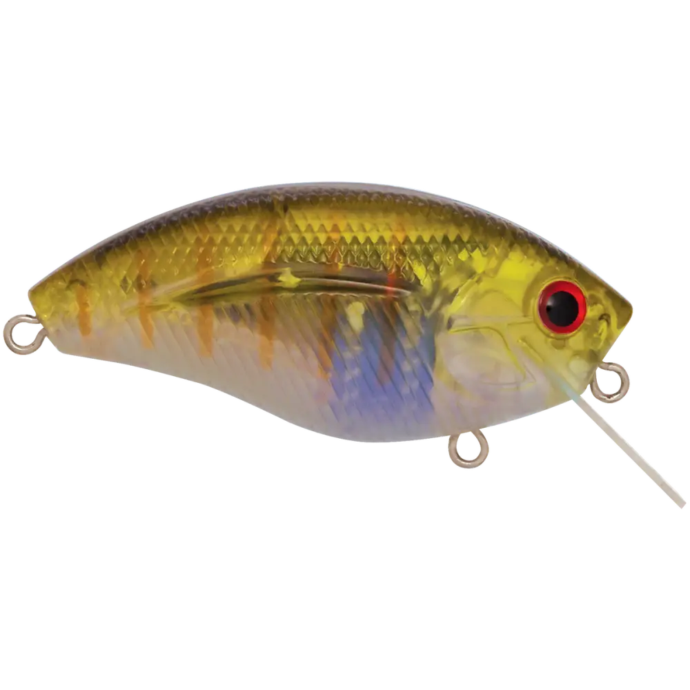 Howeller DMC SQ Square Bill Crankbait – EBS MultiTouch 3-Sound Technology | Color: Guntersville Craw Spring Yellow