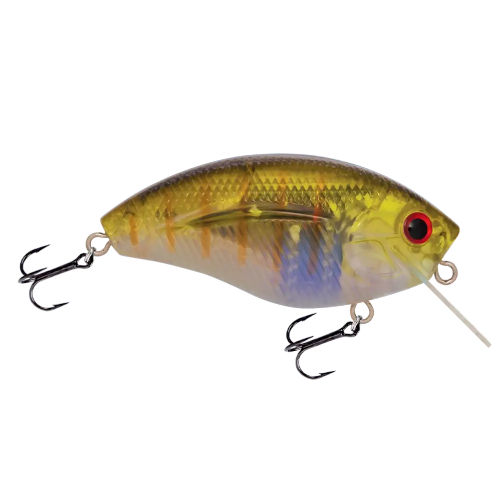 Howeller DMC SQ Square Bill Crankbait – EBS MultiTouch 3-Sound Technology | Color: Guntersville Craw Spring Yellow