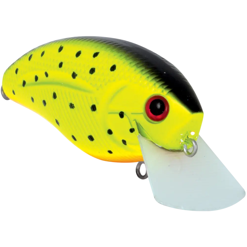 Howeller DMC SQ Square Bill Crankbait – EBS MultiTouch 3-Sound Technology | Color: Guntersville Craw Spring Yellow